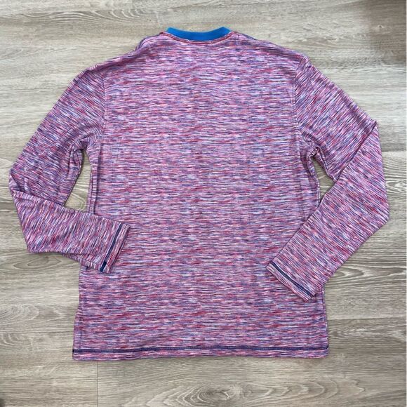 Brookline Brigade Texture Long Sleeve Henley L - Picture 2 of 5